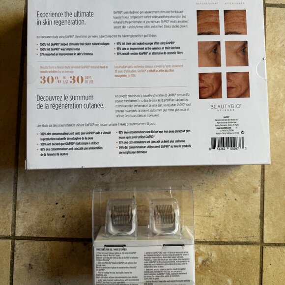 New GLOPRO FACIAL MICRONEEDLING TOOL with  FACE DUO attachment head - Picture 3 of 5